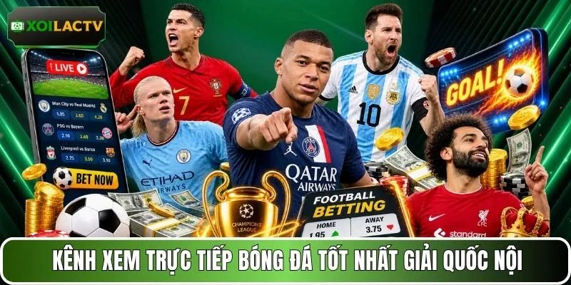 Kênh xem trực tiếp bóng đá tốt nhất giải quốc nội