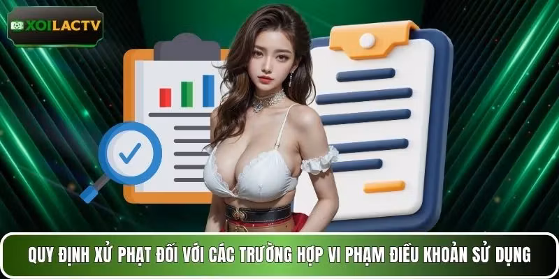 Quy định xử phạt đối với các trường hợp vi phạm điều khoản sử dụng