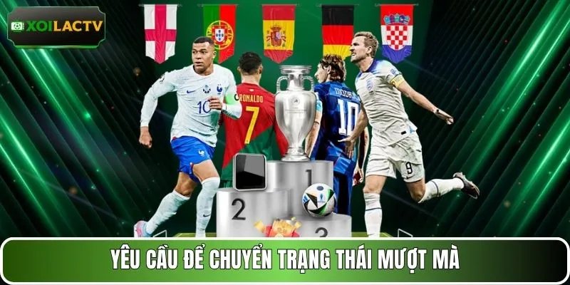 Yêu cầu để chuyển trạng thái mượt mà
